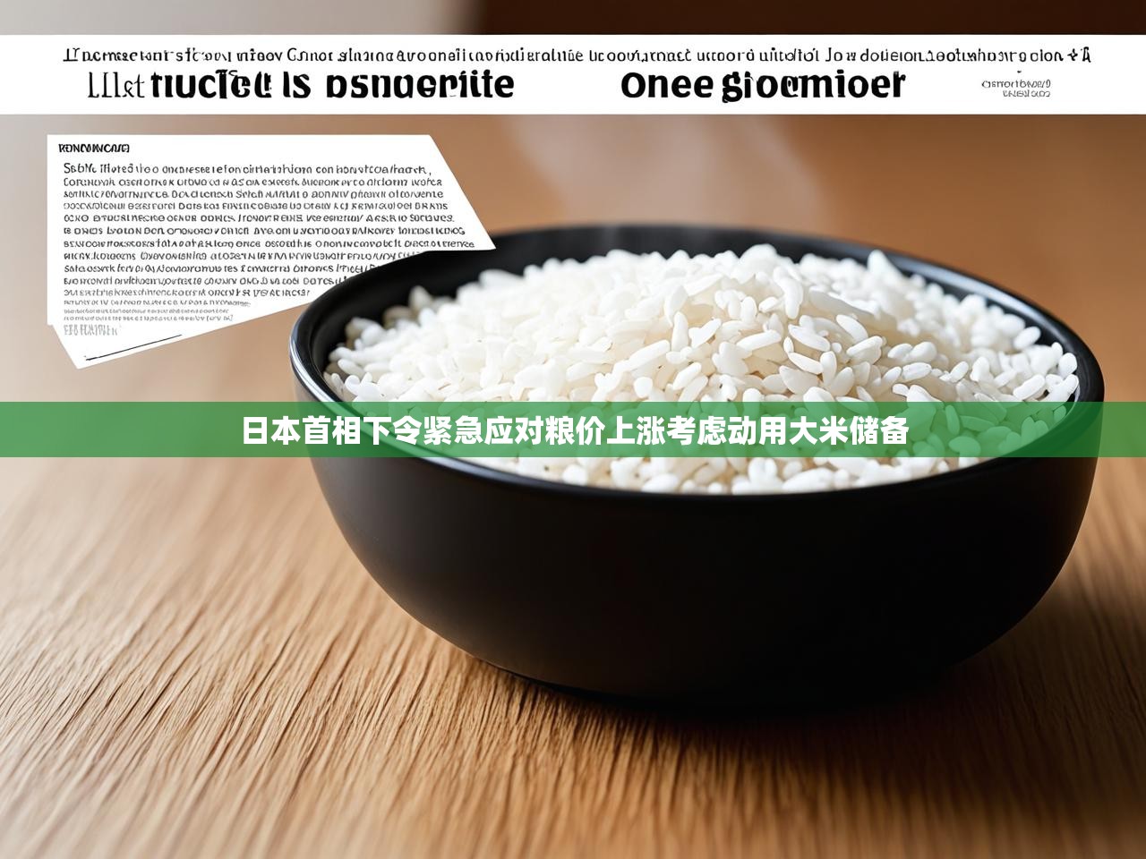 日本首相下令紧急应对粮价上涨考虑动用大米储备