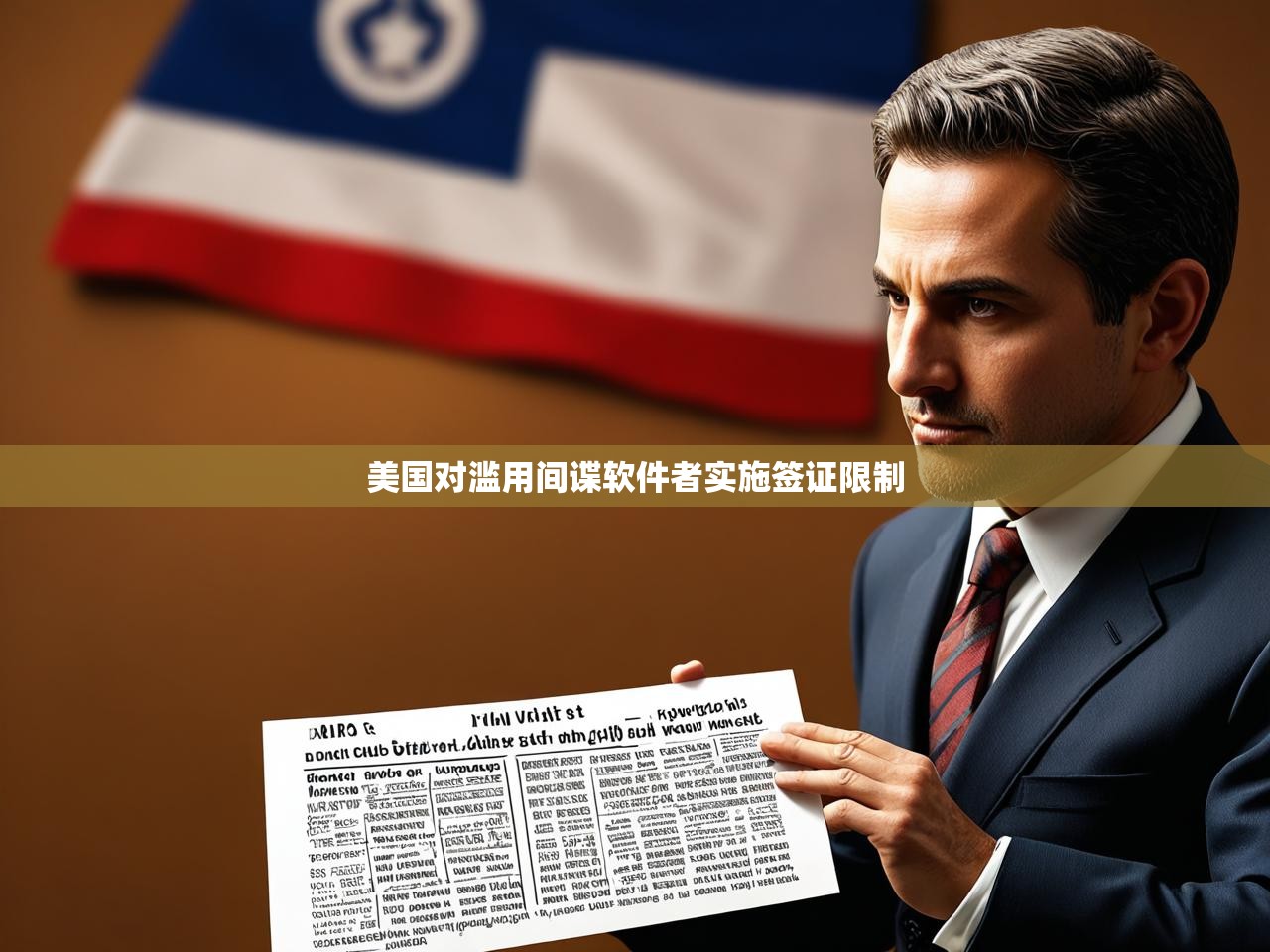 美国对滥用间谍软件者实施签证限制