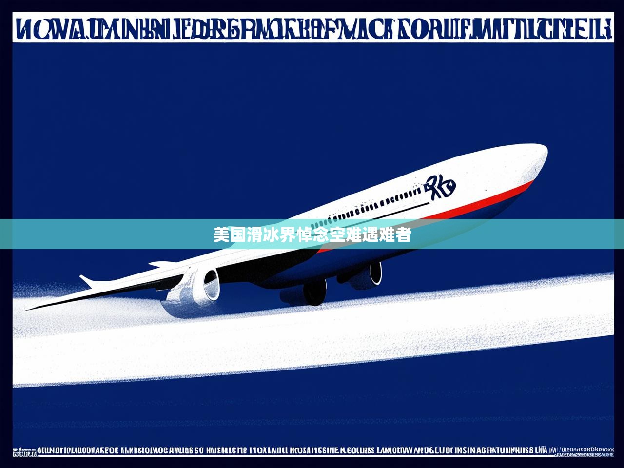 美国滑冰界悼念空难遇难者