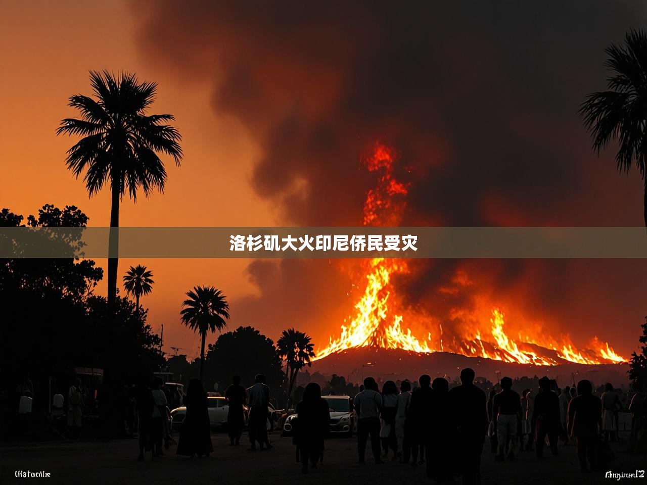 洛杉矶大火印尼侨民受灾