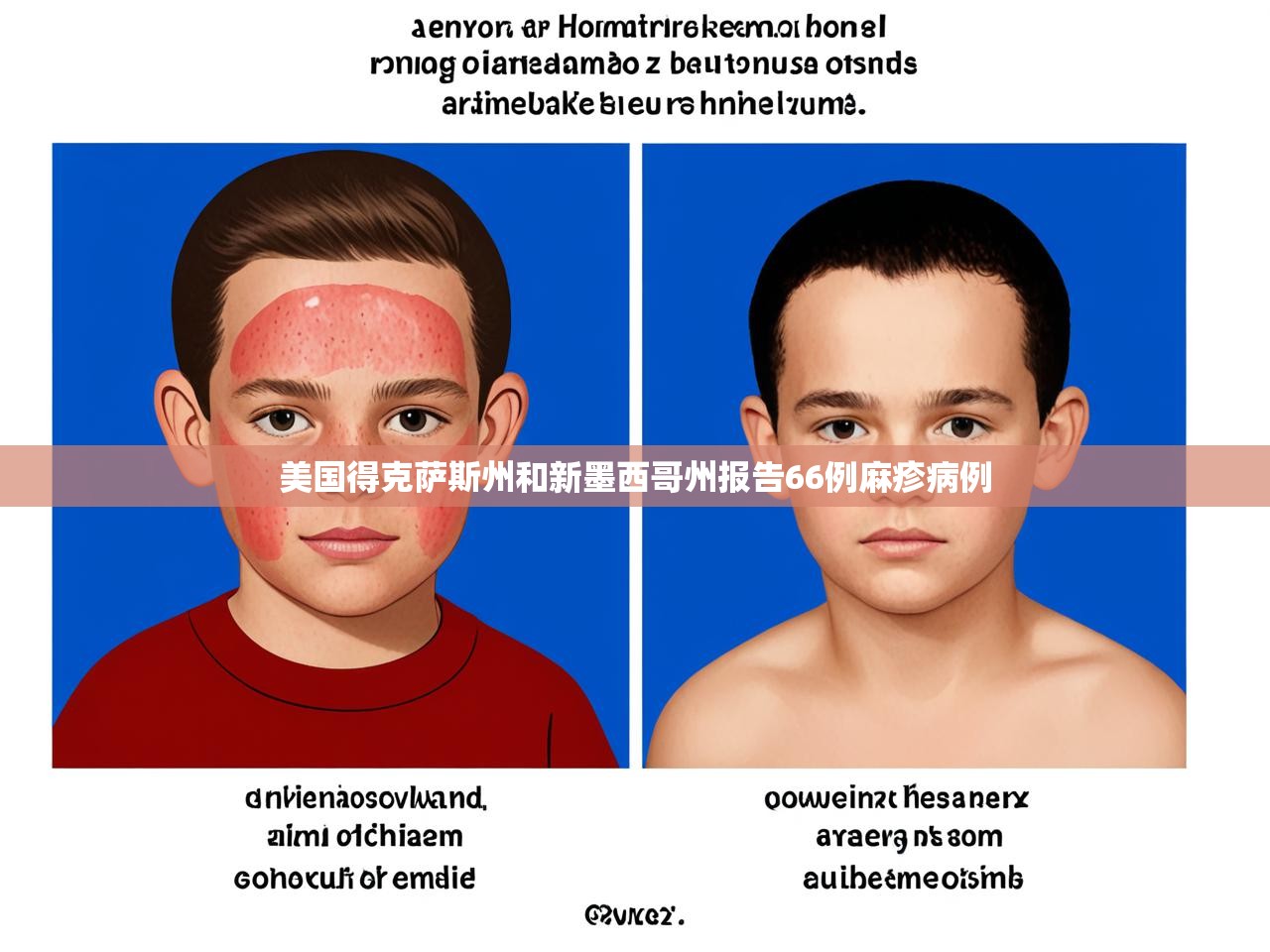 美国得克萨斯州和新墨西哥州报告66例麻疹病例 美国得克萨斯州和新墨西哥州报告66例麻疹病例