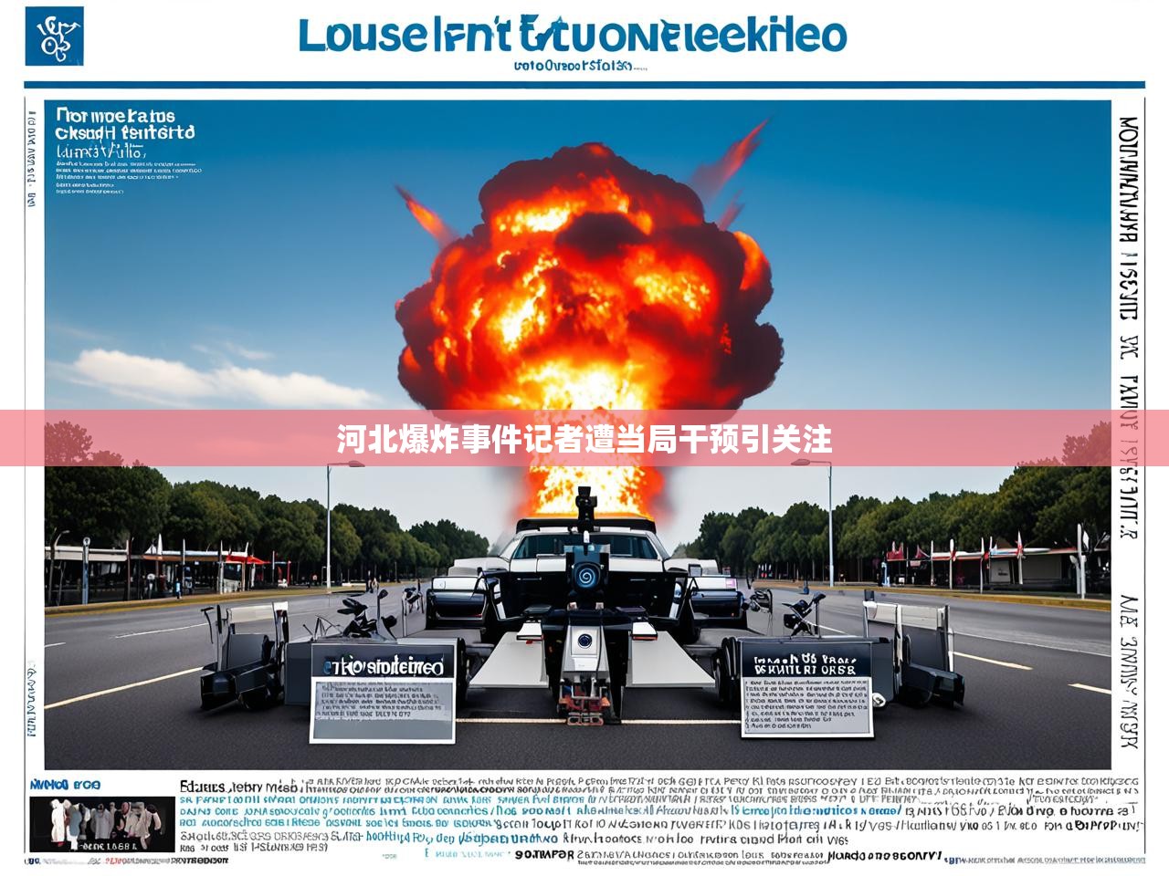 河北爆炸事件记者遭当局干预引关注