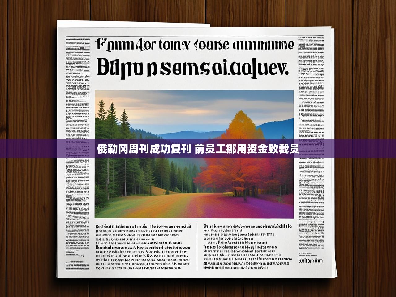 俄勒冈周刊成功复刊 前员工挪用资金致裁员 俄勒冈周刊成功复刊 前员工挪用资金致裁员