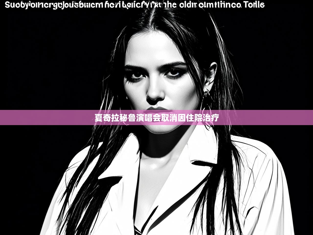 夏奇拉秘鲁演唱会取消因住院治疗