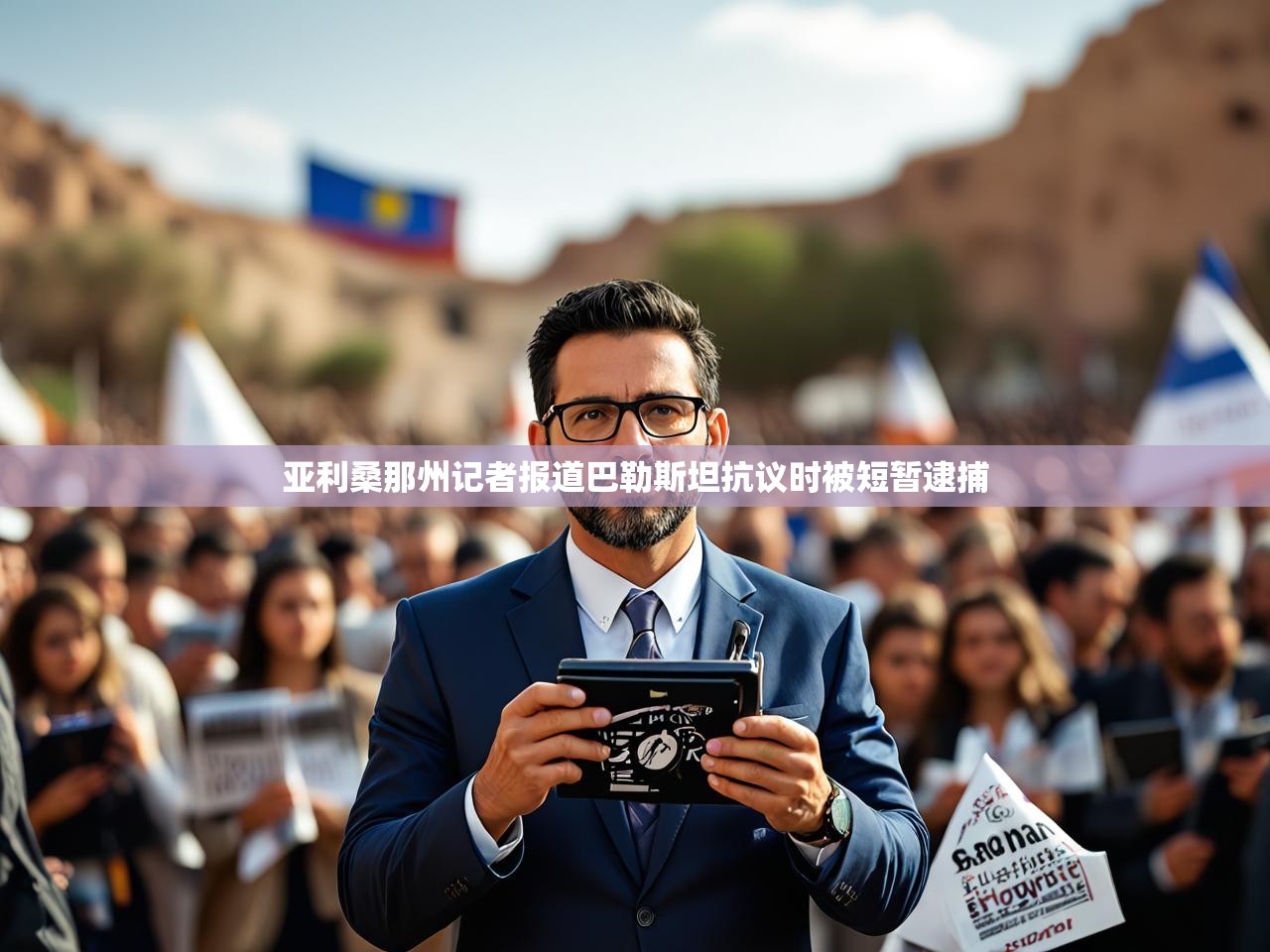 亚利桑那州记者报道巴勒斯坦抗议时被短暂逮捕