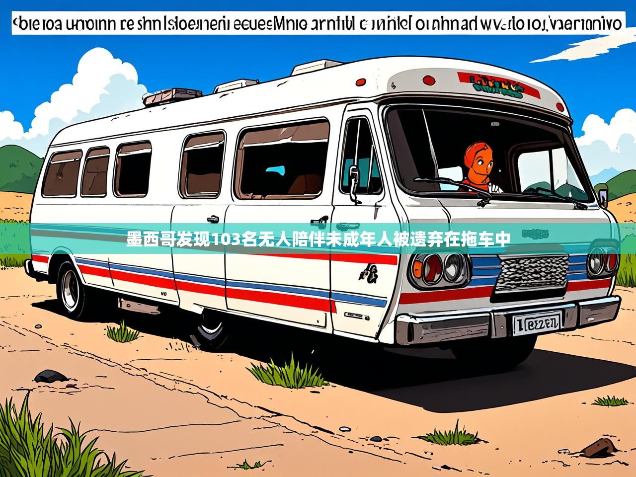 墨西哥发现103名无人陪伴未成年人被遗弃在拖车中 墨西哥发现103名无人陪伴未成年人被遗弃在拖车中