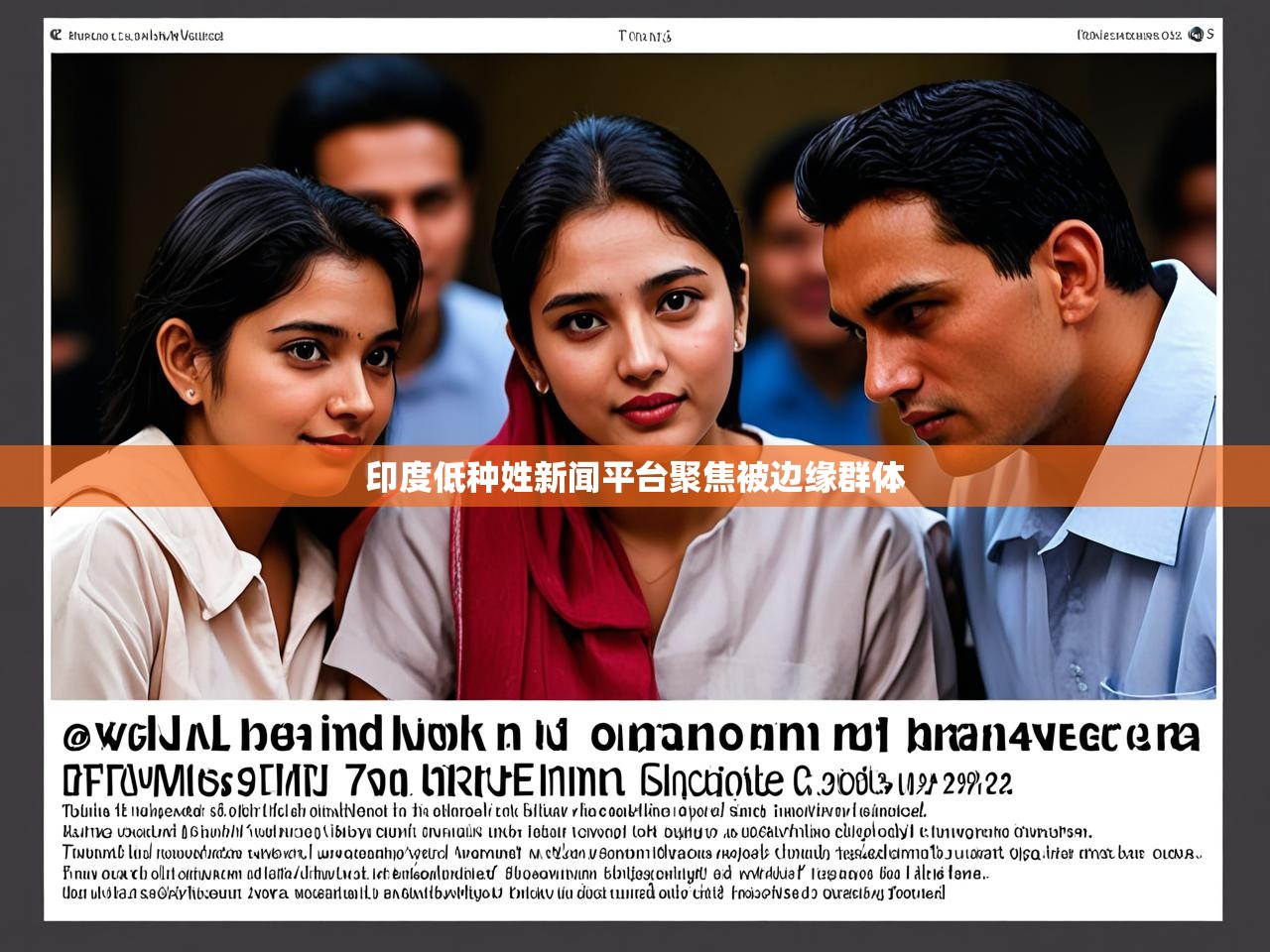 印度低种姓新闻平台聚焦被边缘群体