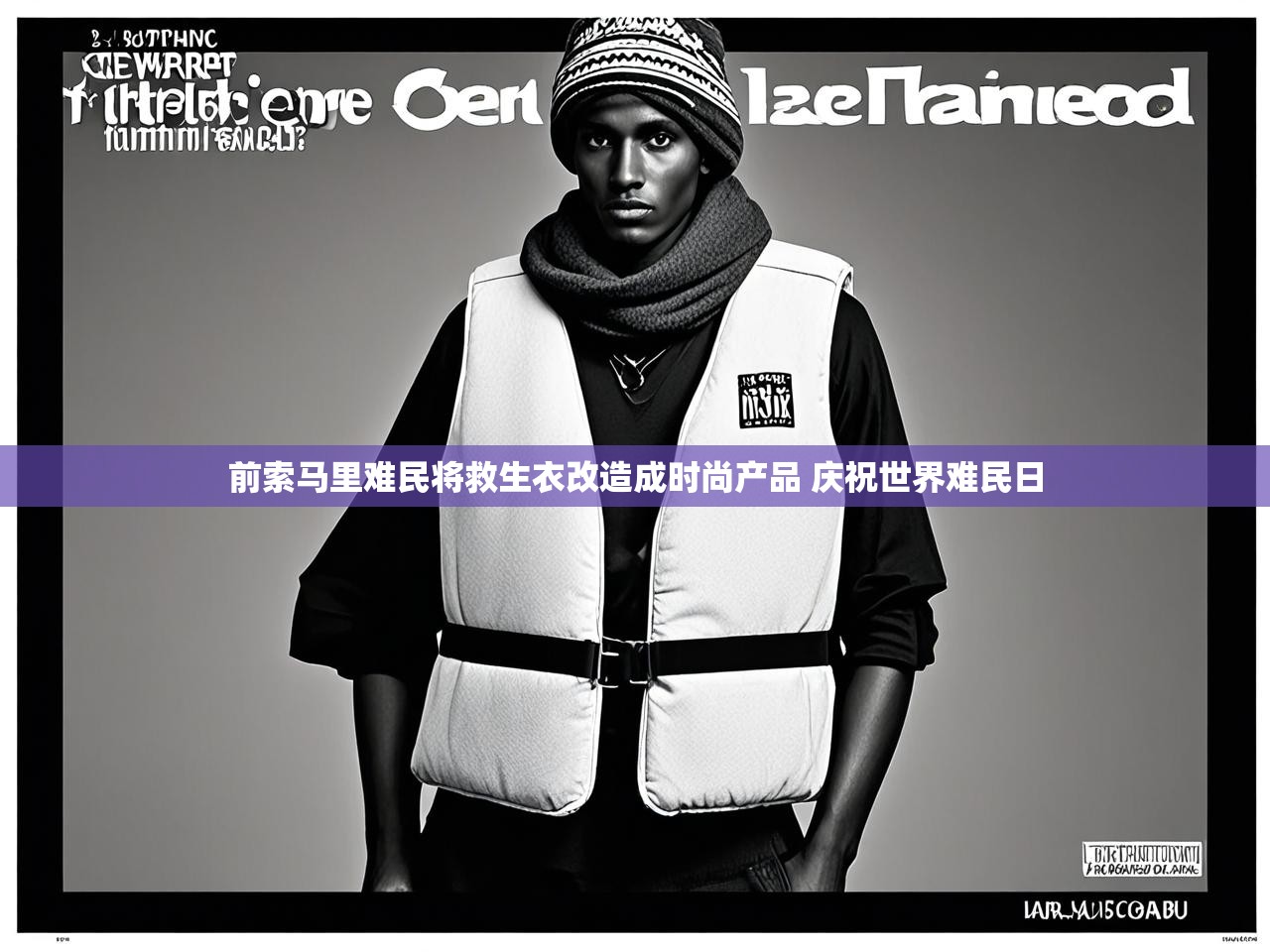 前索马里难民将救生衣改造成时尚产品 庆祝世界难民日 前索马里难民将救生衣改造成时尚产品 庆祝世界难民日