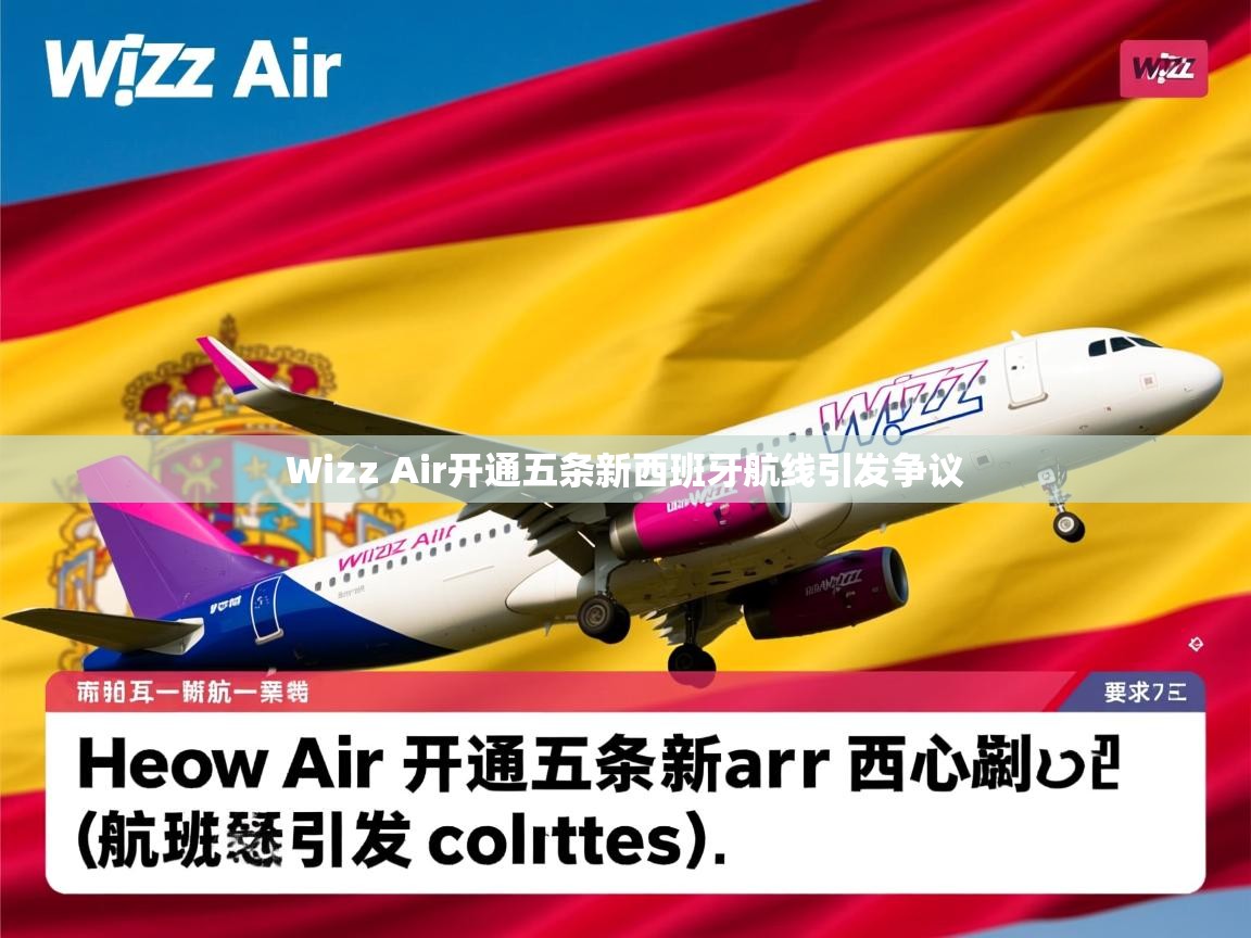 Wizz Air开通五条新西班牙航线引发争议