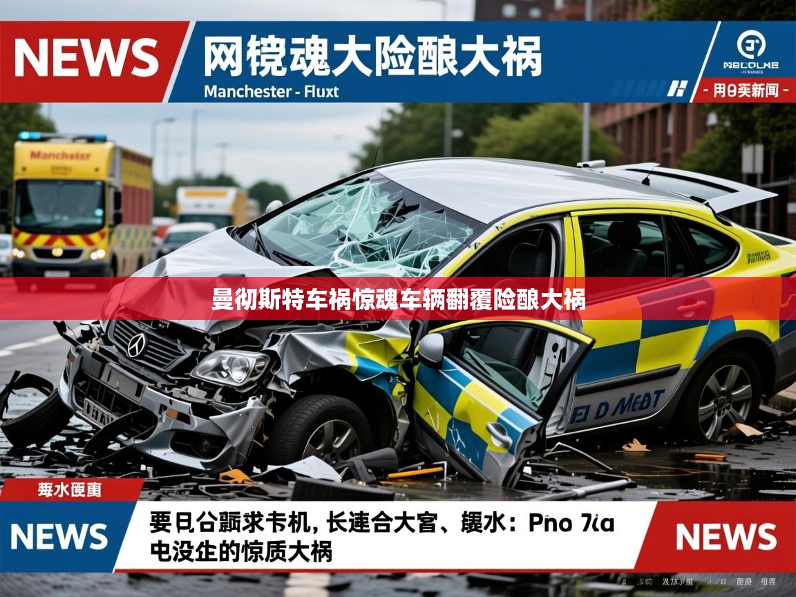 曼彻斯特车祸惊魂车辆翻覆险酿大祸