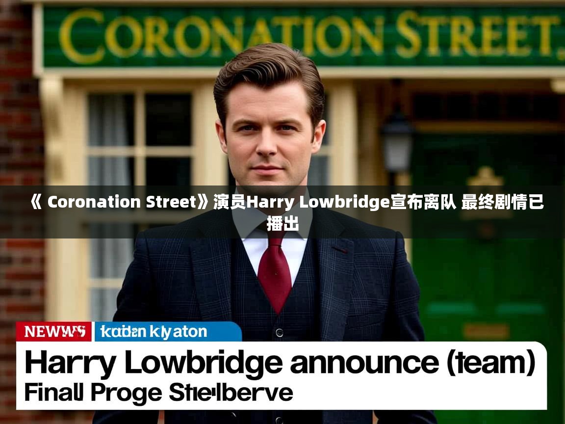 《 Coronation Street》演员Harry Lowbridge宣布离队 最终剧情已播出