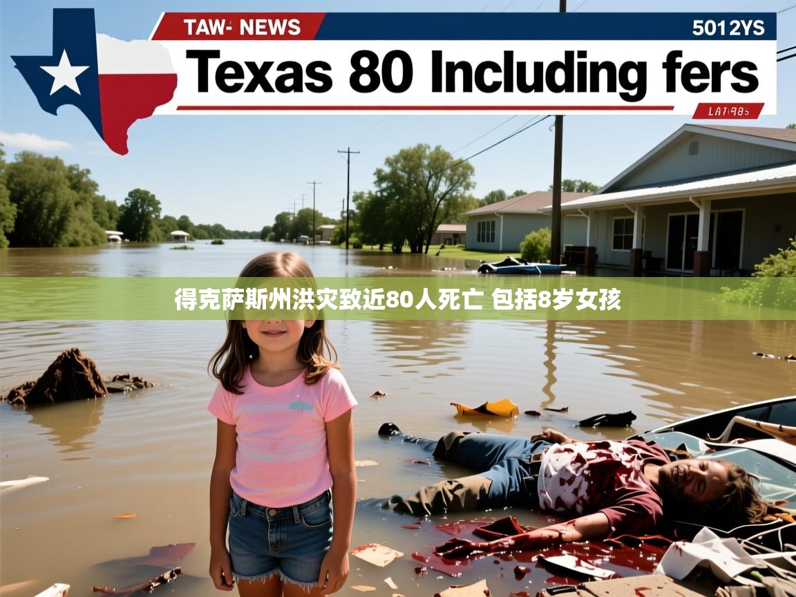 得克萨斯州洪灾致近80人死亡 包括8岁女孩 得克萨斯州洪灾致近80人死亡 包括8岁女孩