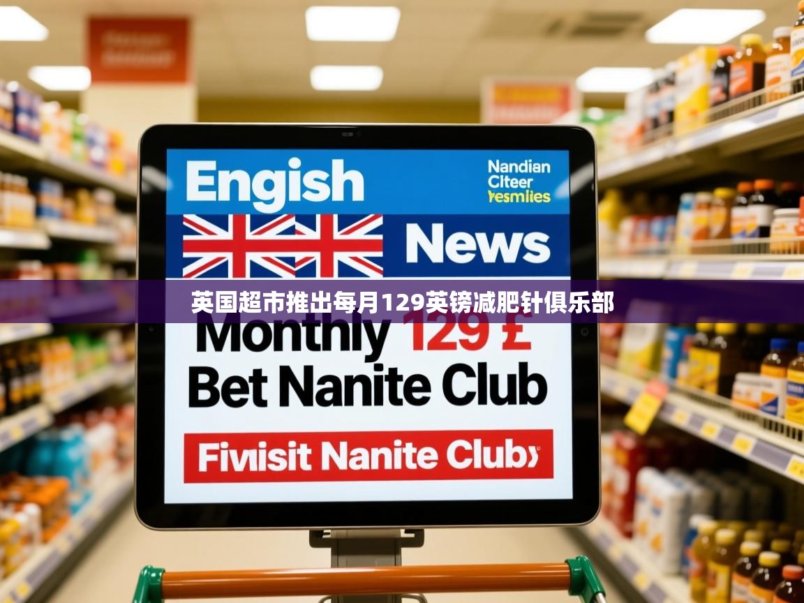 英国超市推出每月129英镑减肥针俱乐部