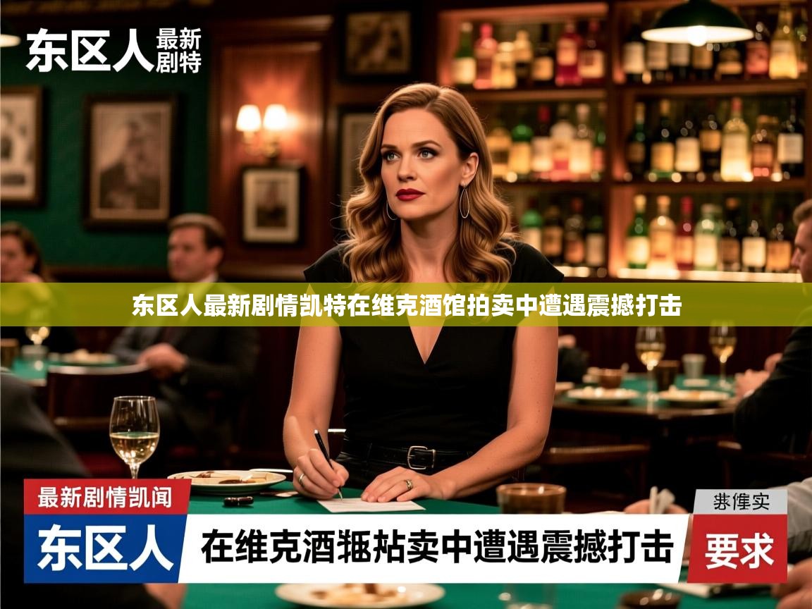东区人最新剧情凯特在维克酒馆拍卖中遭遇震撼打击
