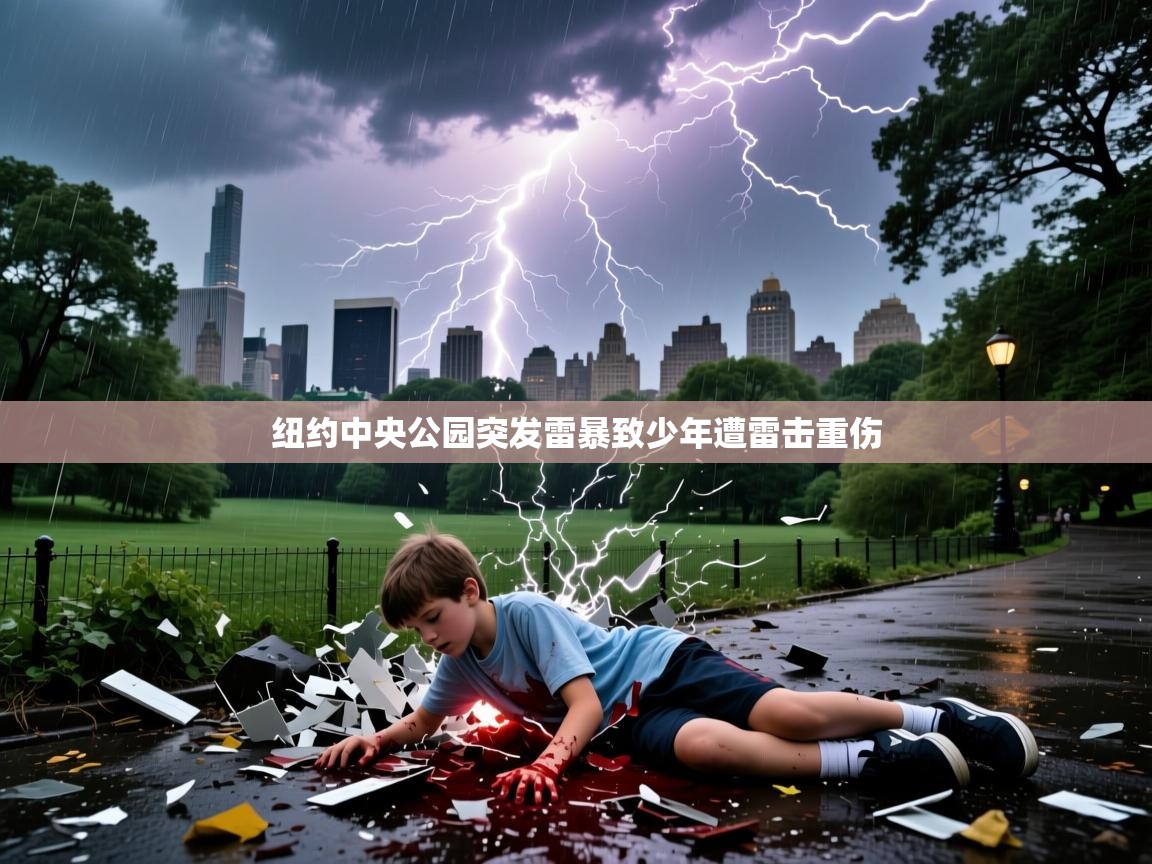 纽约中央公园突发雷暴致少年遭雷击重伤