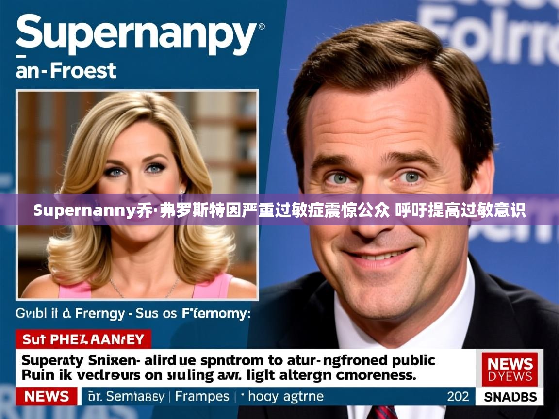 Supernanny乔·弗罗斯特因严重过敏症震惊公众 呼吁提高过敏意识