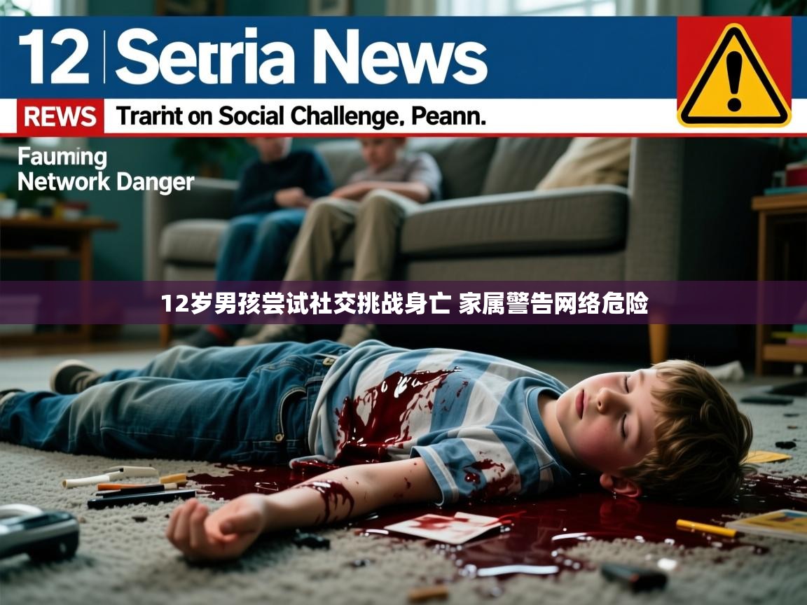 12岁男孩尝试社交挑战身亡 家属警告网络危险