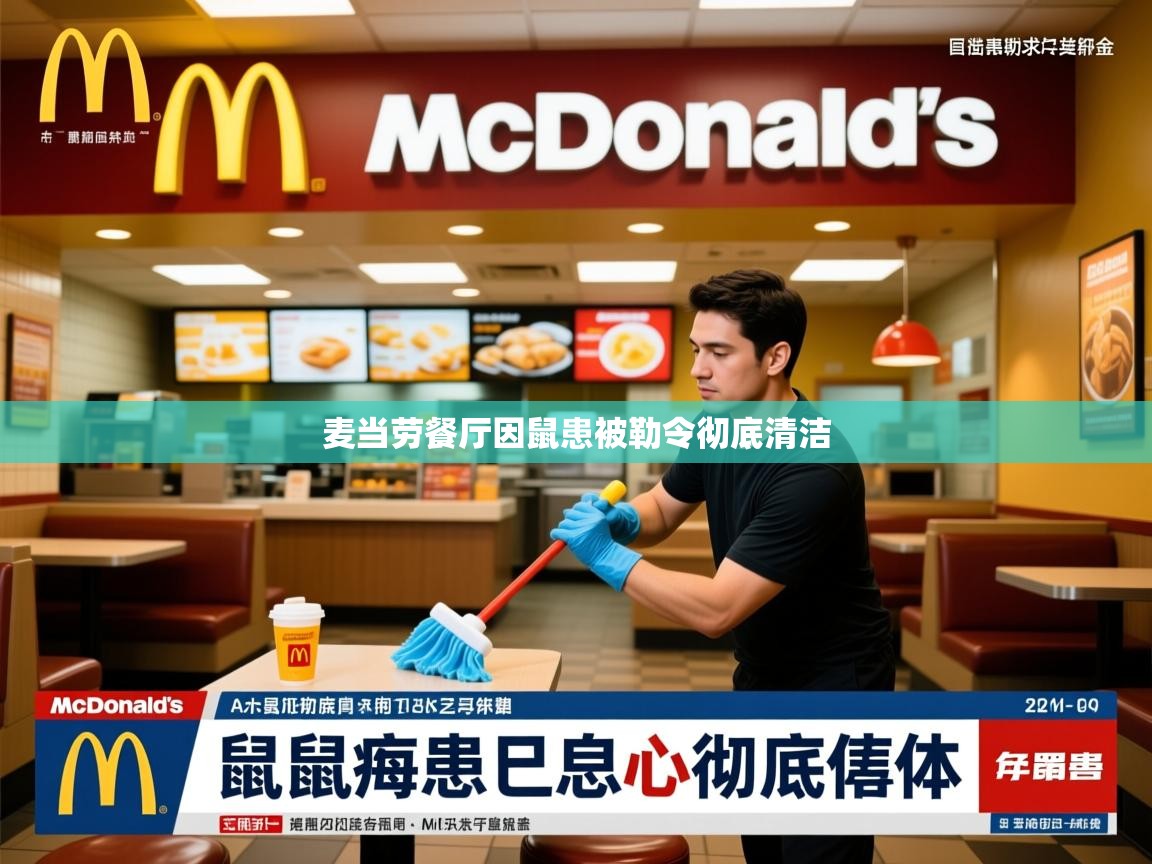 麦当劳餐厅因鼠患被勒令彻底清洁