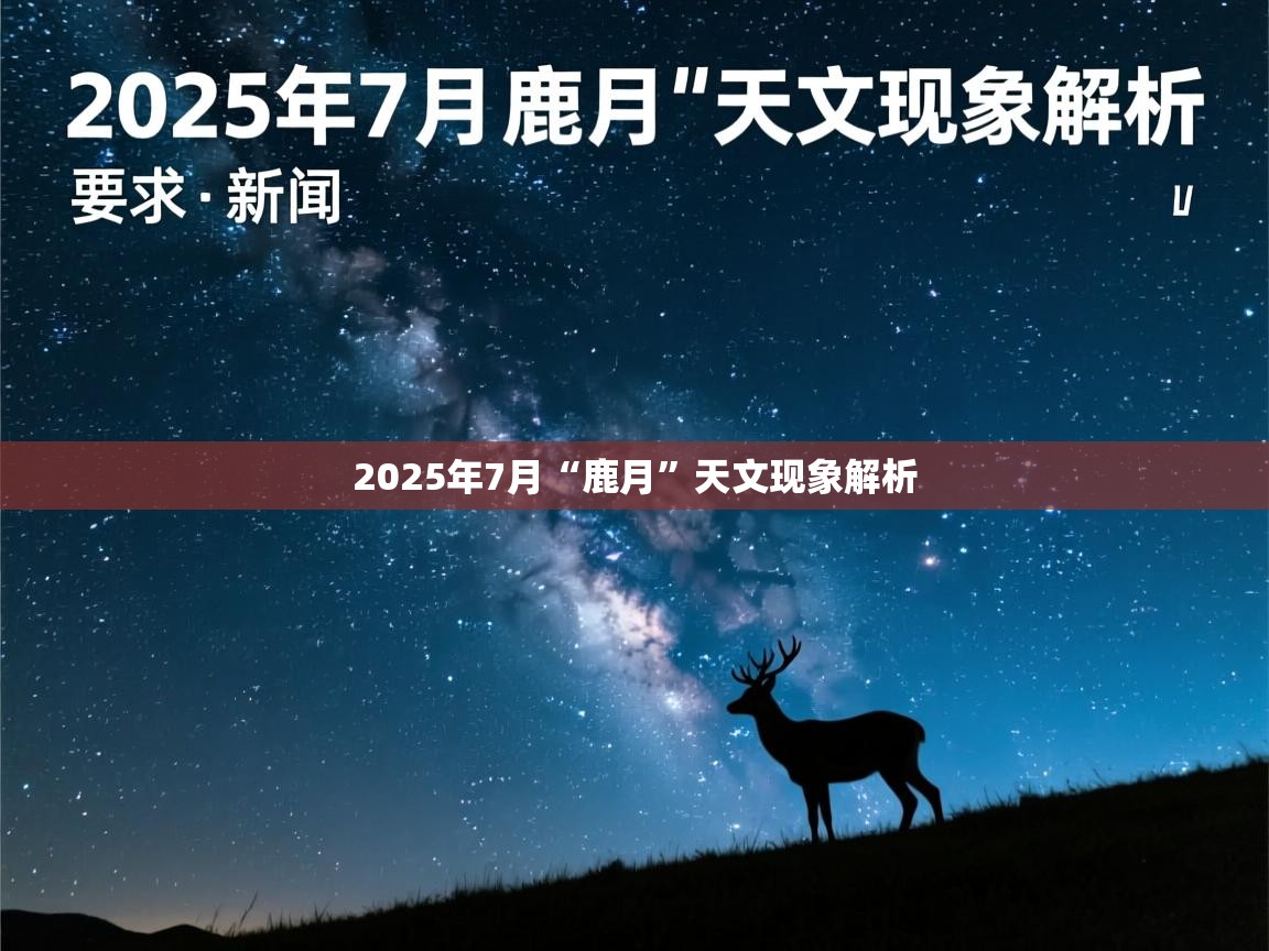 2025年7月“鹿月”天文现象解析