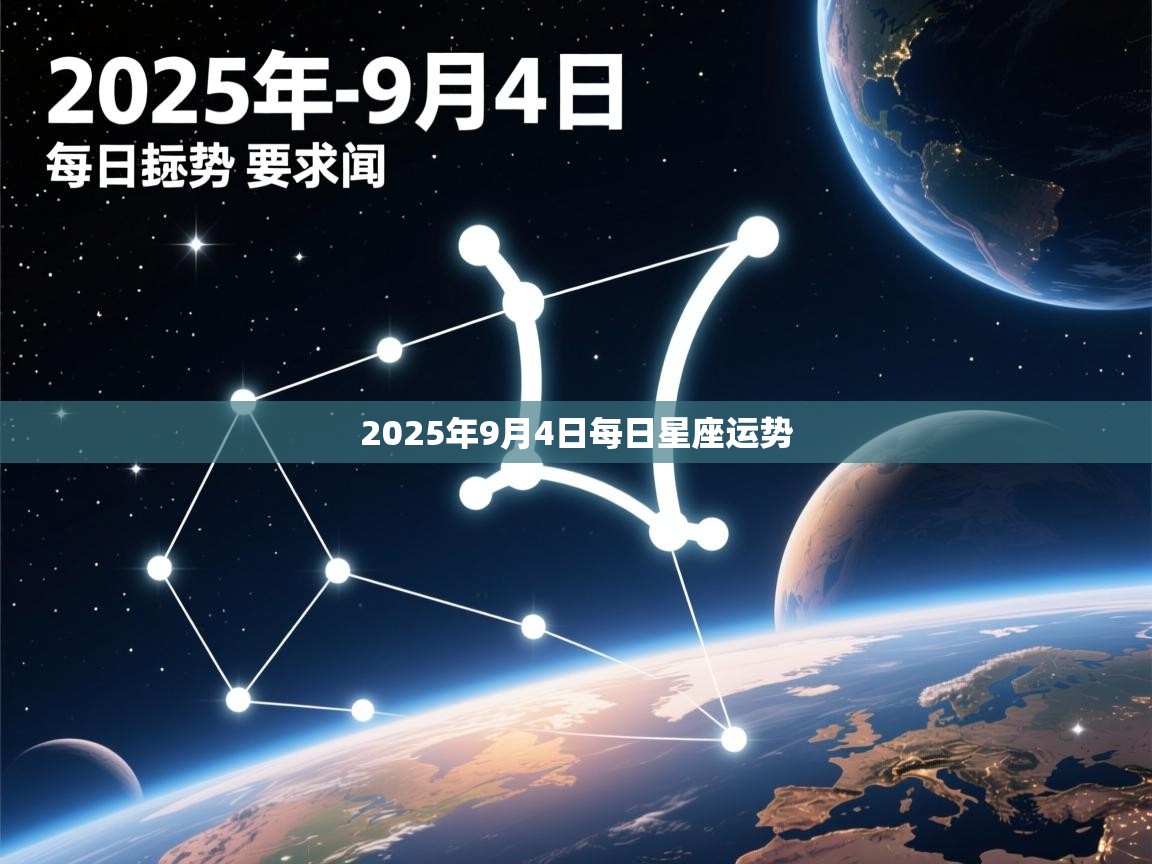 2025年9月4日每日星座运势