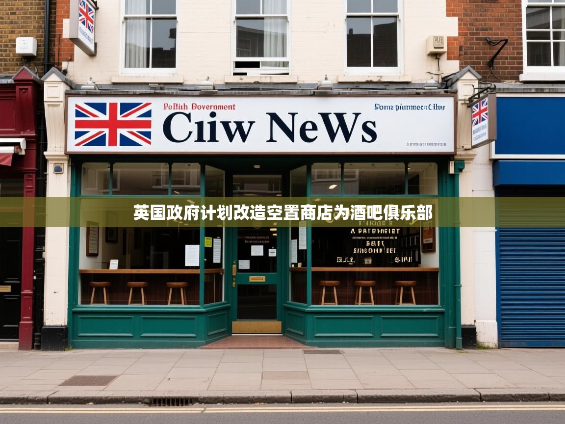 英国政府计划改造空置商店为酒吧俱乐部