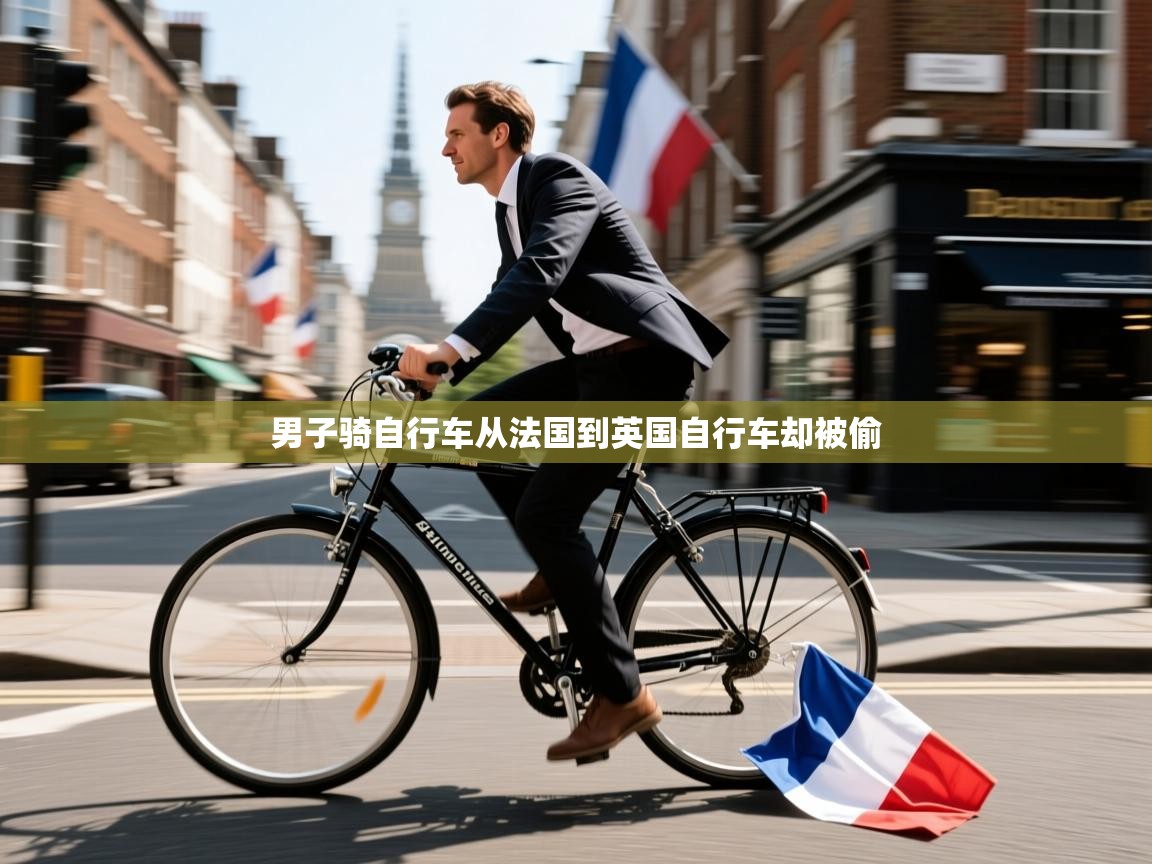 男子骑自行车从法国到英国自行车却被偷