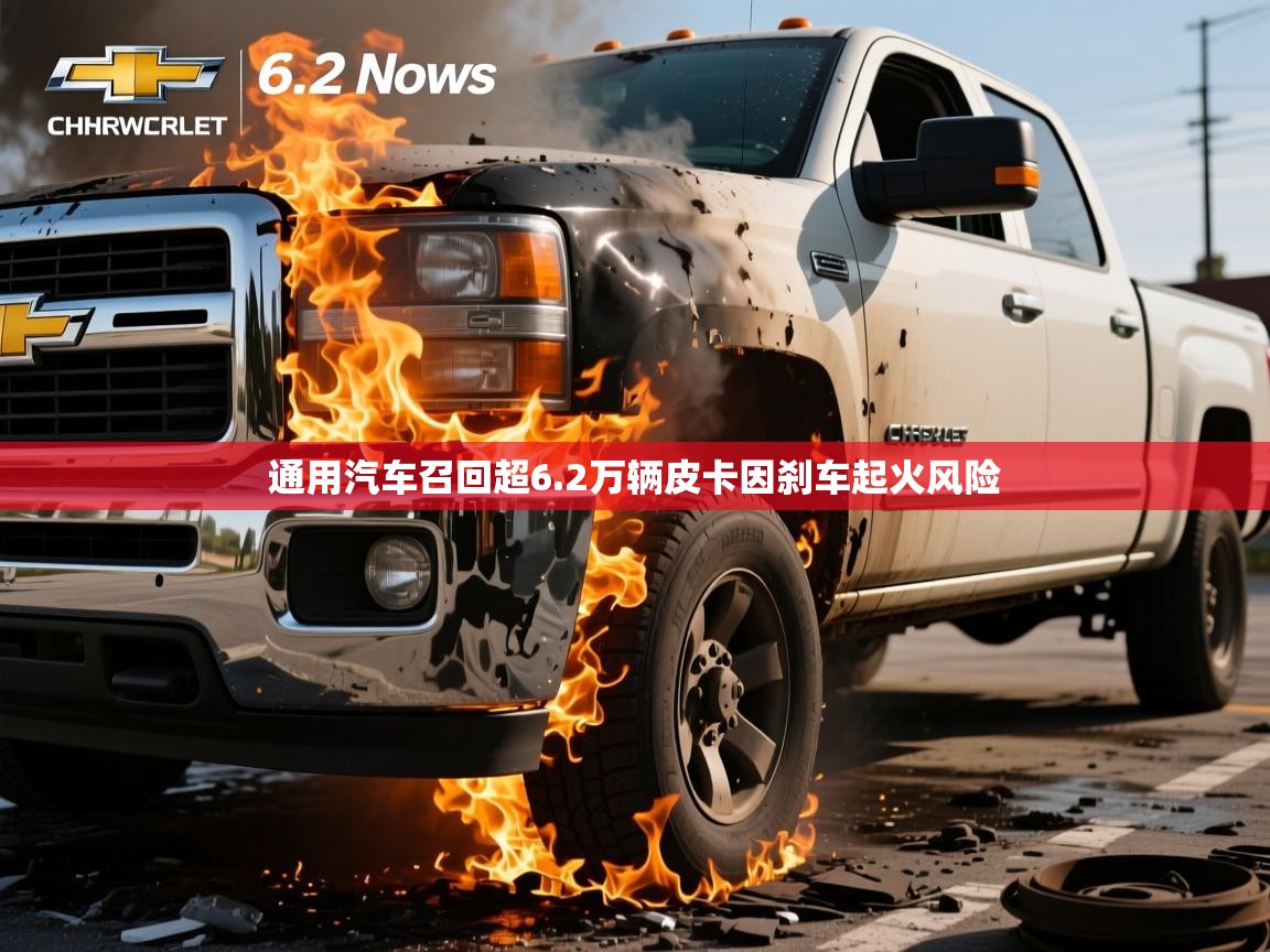 通用汽车召回超6.2万辆皮卡因刹车起火风险