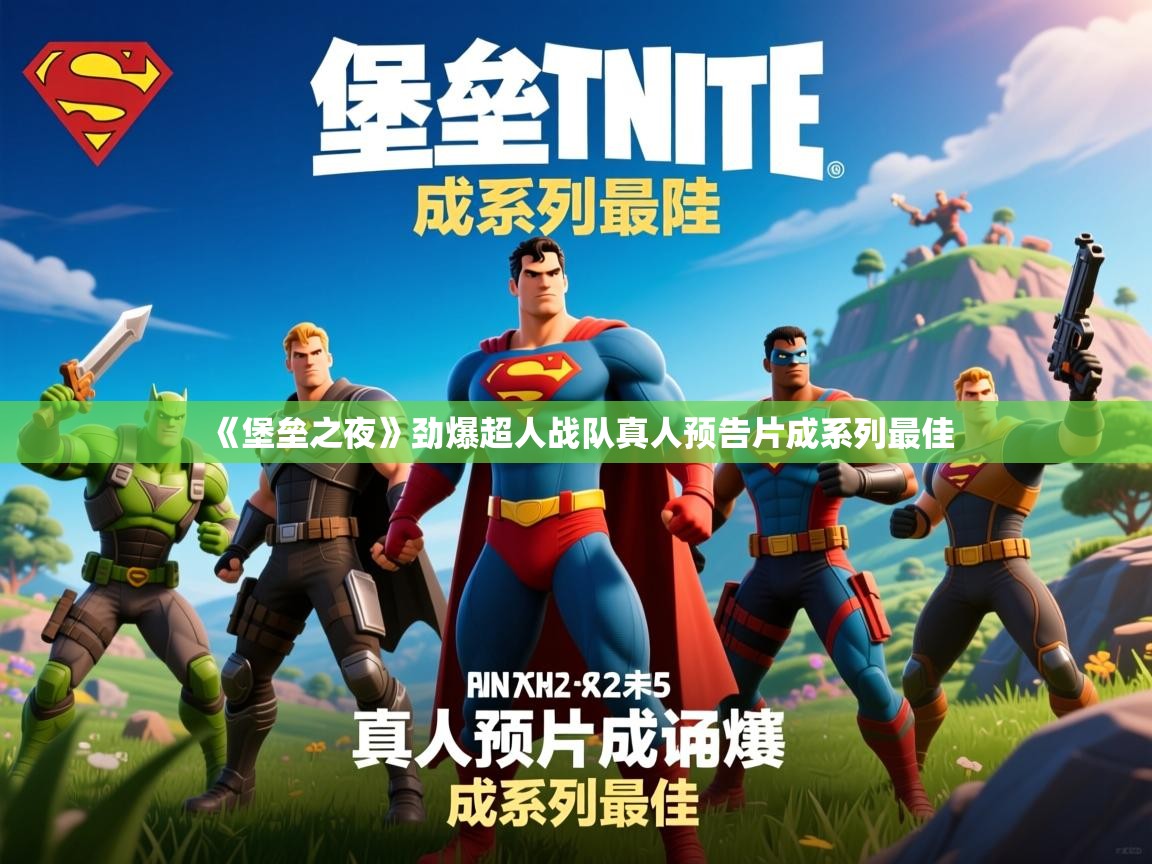 《堡垒之夜》劲爆超人战队真人预告片成系列最佳
