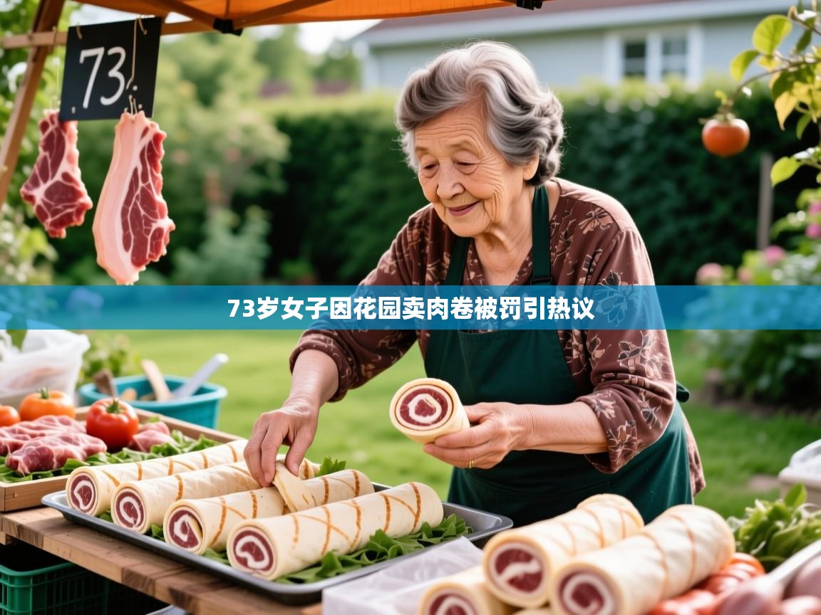 73岁女子因花园卖肉卷被罚引热议