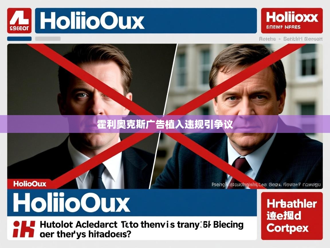 霍利奥克斯广告植入违规引争议